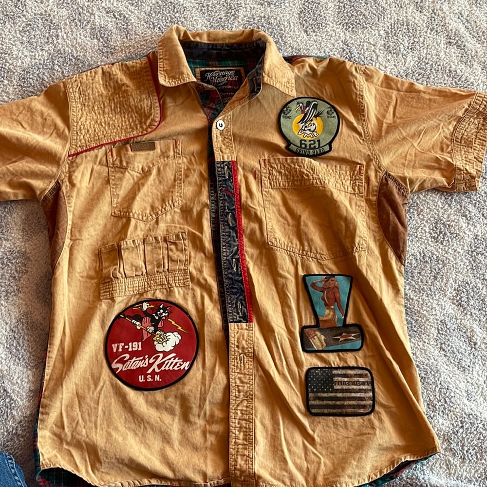 Mens Large Heritage by America Vintage Shirt